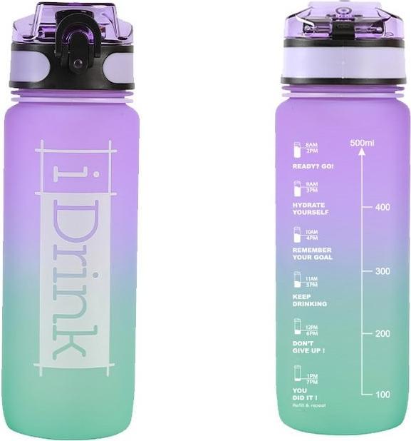 Total Juggling I-Drink - Tritan Bottle - 750 ml purple and aquamarine (ID2121) (0.75 l)