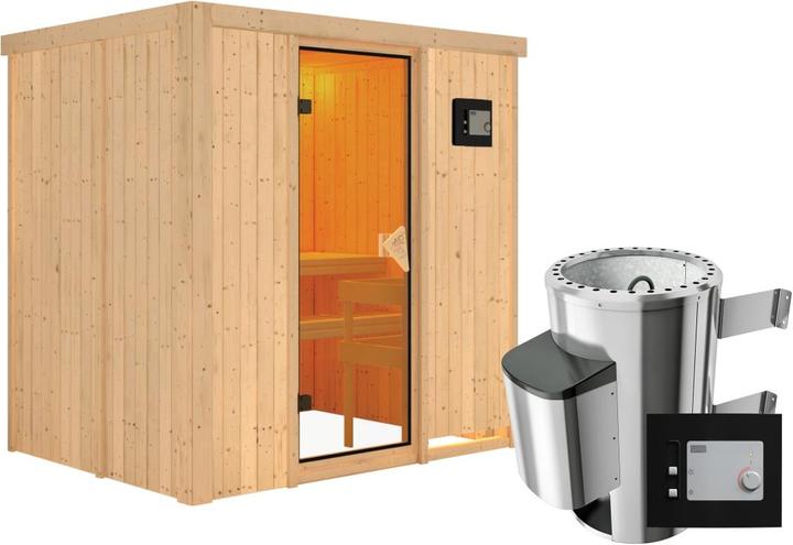 Produktbild Karibu Fanja ohne Dachkranz (Plug & Play 3,6 KW externe Steuerung)