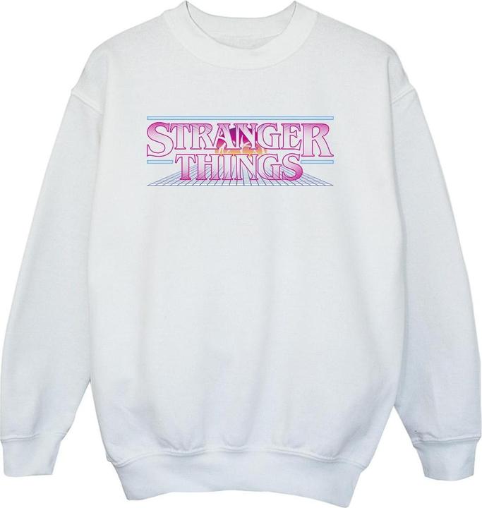 Netflix Stranger Things Retro Title Sweatshirt Jungen