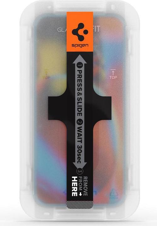 Actual product image Spigen Glas.tR EZ Fit (2 Piece, Apple iPhone 13, Apple iPhone 13 Pro)