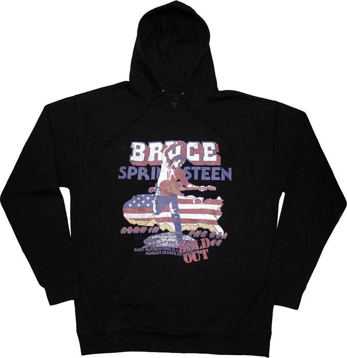 Actual product image Bruce Springsteen Unisex Adult Born In The USA '85 Pullover Hoodie (XXL)