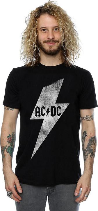 Immagine prodotto AC/DC Maglietta da uomo in cotone Lightning Bolt (L)