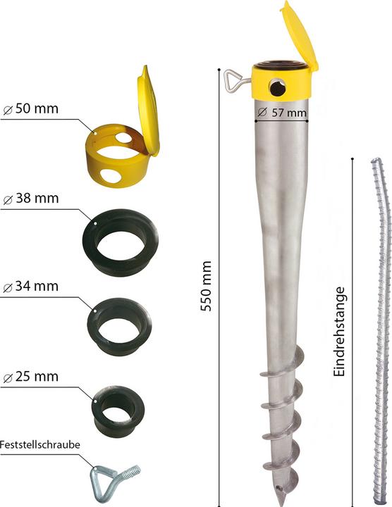 Produktbild Krinner Bodendübel Kompakt Allround Set
