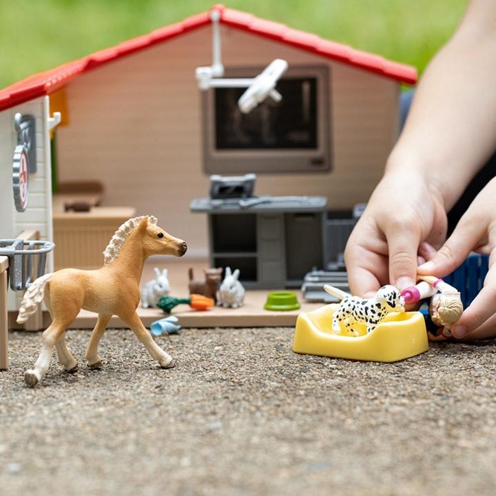 Image du produit Schleich Cabinet vétérinaire avec animaux de compagnie
