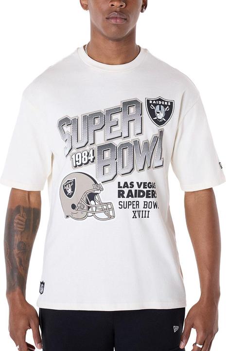 Immagine prodotto New Era NFL Shirt - HELMET Las Vegas Raiders offwhite - S (S)