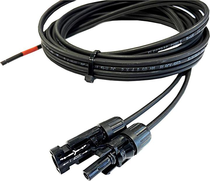 Image du produit Offgridtec Câble de connexion professionnel de 5m 4mm² entre le module solaire et le régulateur de charge (Fiche solaire)