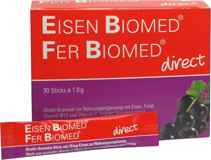 Actual product image Biomed Iron Direct (30 Piece, Granulate, 83 g)
