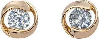 Produktbild Crystalp Modern gold-plated earrings with Outline 42207.WHI.SG