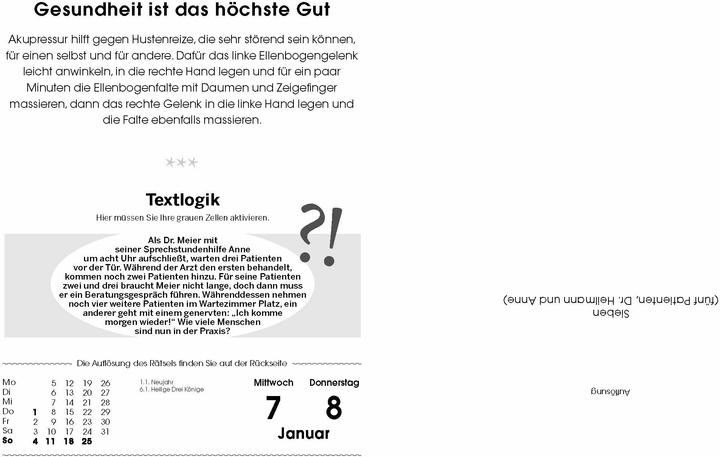 Image du produit Calendrier des retraités 2026. Le célèbre calendrier à déchirer donne de l'élan à la retraite (Couverture rigide, Allemand)