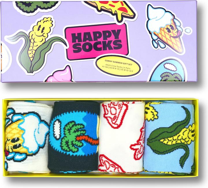 Image du produit Happy Socks Corny Summer (paquet de 4, 41 - 46)