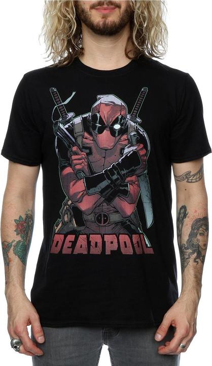Immagine prodotto Deadpool Ready For Action Maglietta Uomo (XXL)