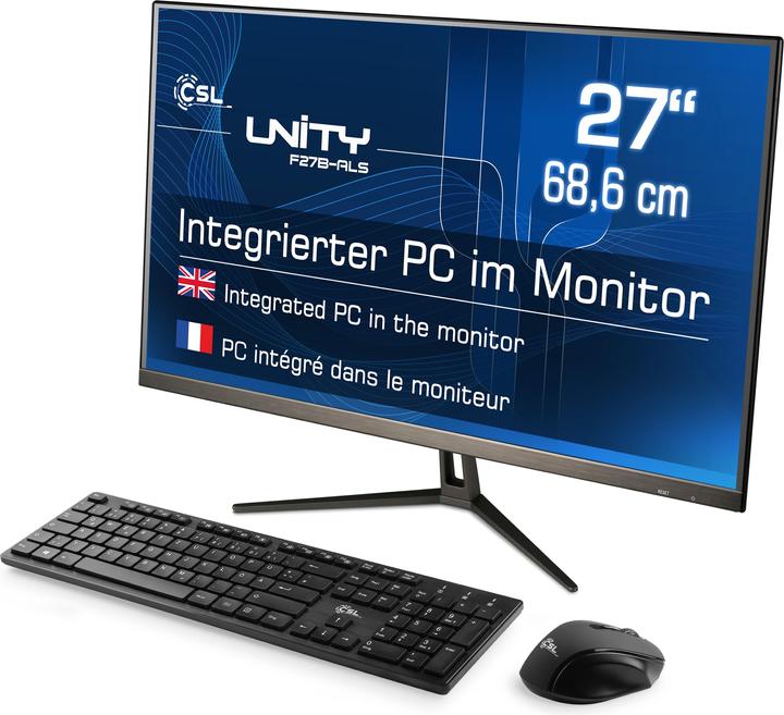 Produktbild CSL All-in-One-PC Unity F27B-ALS, QWERTZ Layout (DE) (16 GB, 1000 GB)