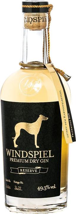 Image du produit Windspiel Premium Dry Gin Reserve 49,3% vol. 0,5l en caisse bois