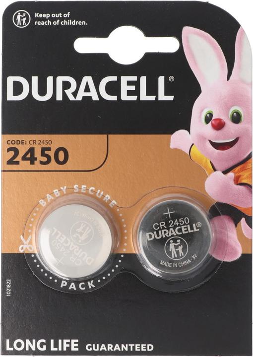 Produktbild Duracell Lithium Batterie (2 Stk., CR2450, 620 mAh)