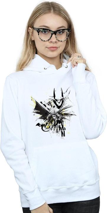 Actual product image Womens/Ladies Batman Batface Splash Hoodie (M)