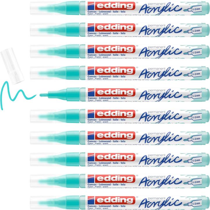 Produktbild Edding Acrylmarker 5300 Fein (Türkis, 2 mm, 1 x)