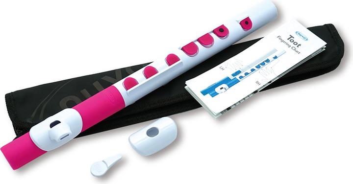 Produktbild Nuvo N430T TooT 2.0 - Kinder Querflöte in C, Weiss-Pink (Querflöte)