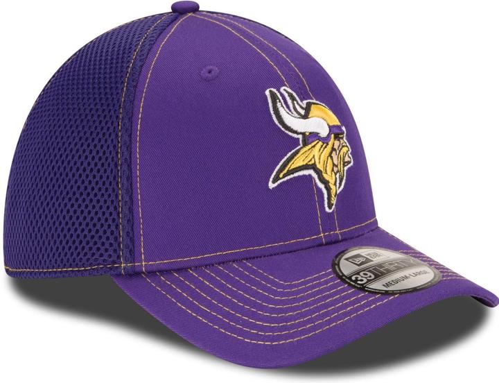 New Era 39Thirty Stretch Mesh Cap - Minnesota Vikings - L/XL (XL)
