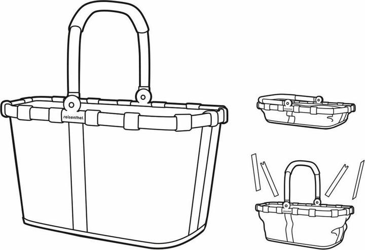Actual product image reisenthel Shopping Basket Carrybag XS Mini Dark Blue