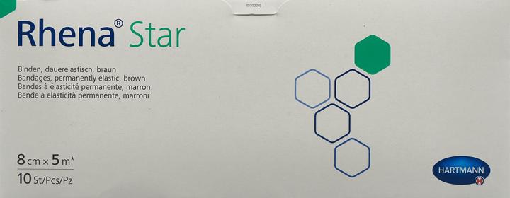 Image du produit Rhena Star Elastische Binden 8cmx5m hautfarbig offen