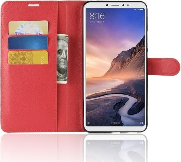 Productafbeelding MU Classic Litchi Leren Boekomslag Serie (Xiaomi Mi Max 3)
