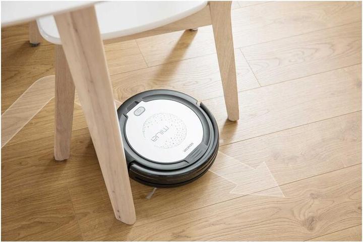 Actual product image Sencor SRV 1000SL robot vacuum 0.2 L Bagless Black, Silver (Vacuum mopping robot)