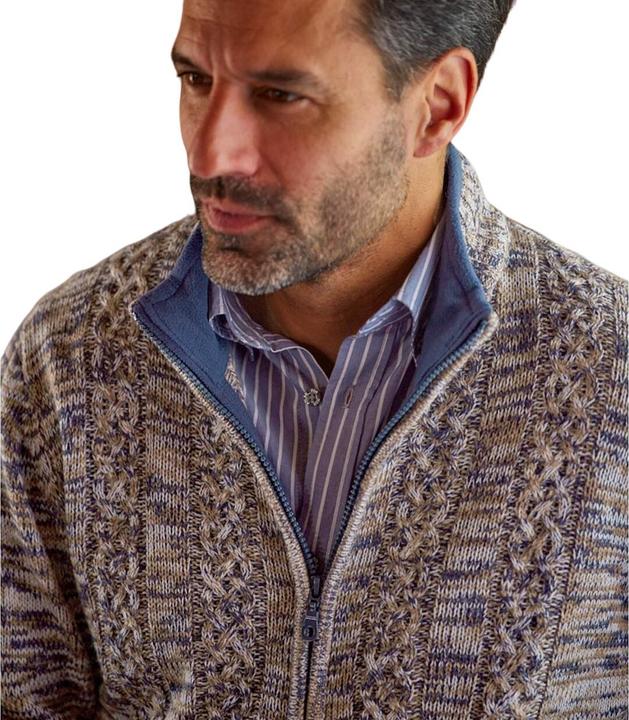 Actual product image Atlas For Men Mens Mottled Knitted Jacket (M)
