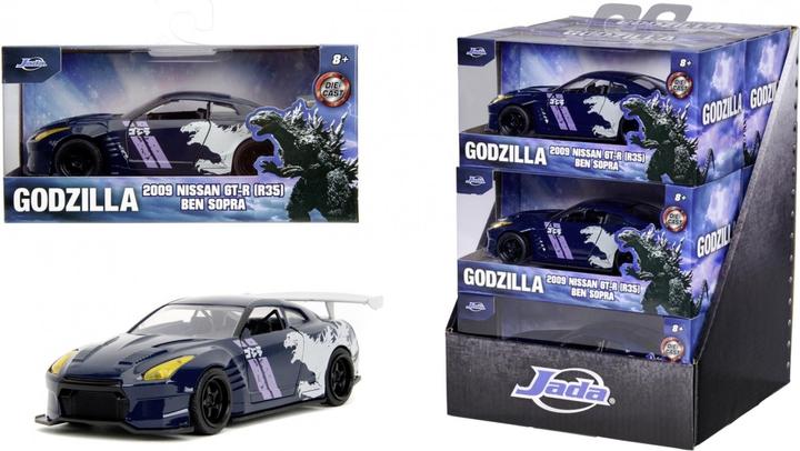 Actual product image Jada Godzilla 2009 Nissan GTR R35 1:32