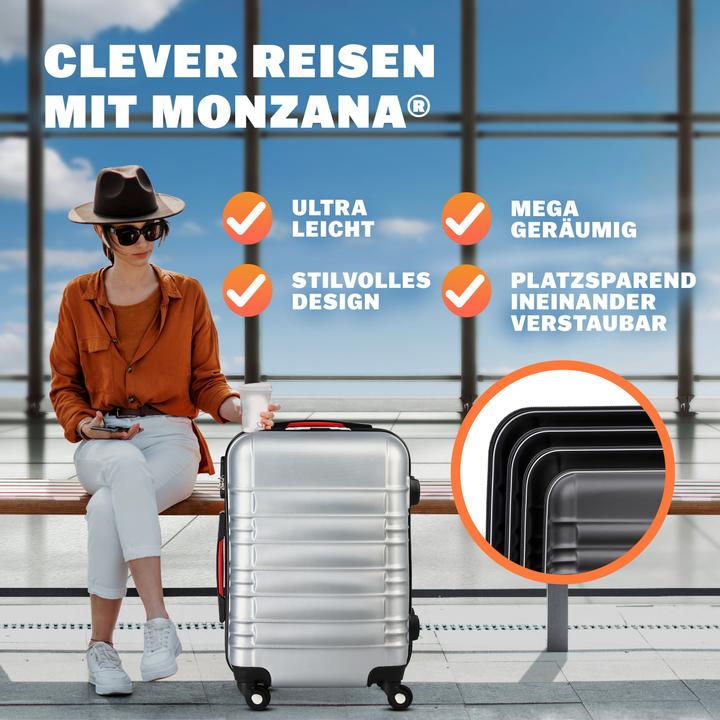 Produktbild Monzana Hartschalenkoffer (41 l, Handgepäck (bis 50l))
