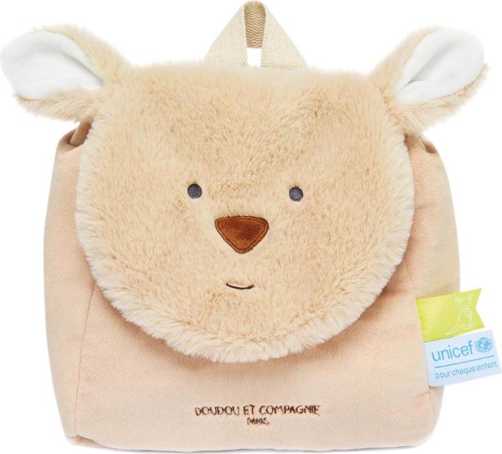 Image du produit Doudou et Compagnie Sac à dos Kangourou de l'Unicef pour enfants (MQ2) ** (25 cm)