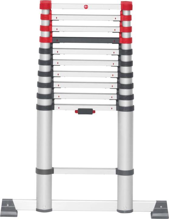 Produktbild Hailo FlexLine, Alu-Sicherheits-Teleskopleiter, 11 Sprossen (Anlegeleiter, 99 cm)