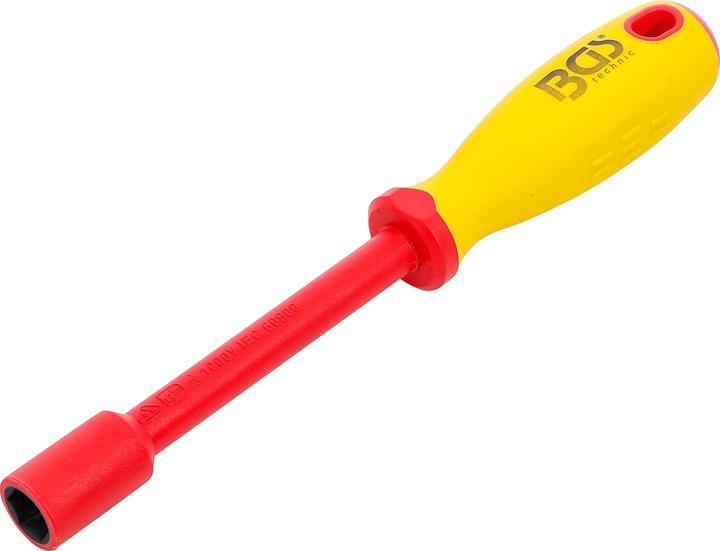 BGS Cacciavite e chiave a bussola per elettricisti esagonale 13 mm Lunghezza della lama 125 mm (esagono)
