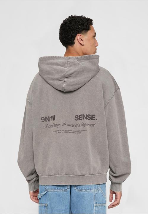 Actual product image 9N1M Sense SENSE CHANGE Acid Washed Hoodie - 140779 (S)