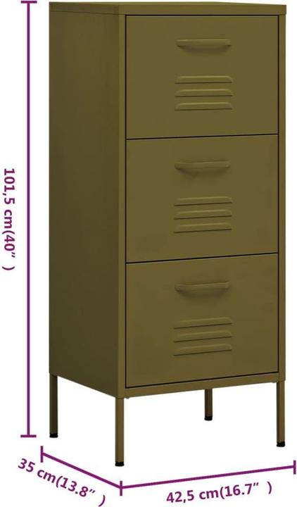 Immagine prodotto VidaXL Nalren (42,5 x 35 x 101,5 cm)