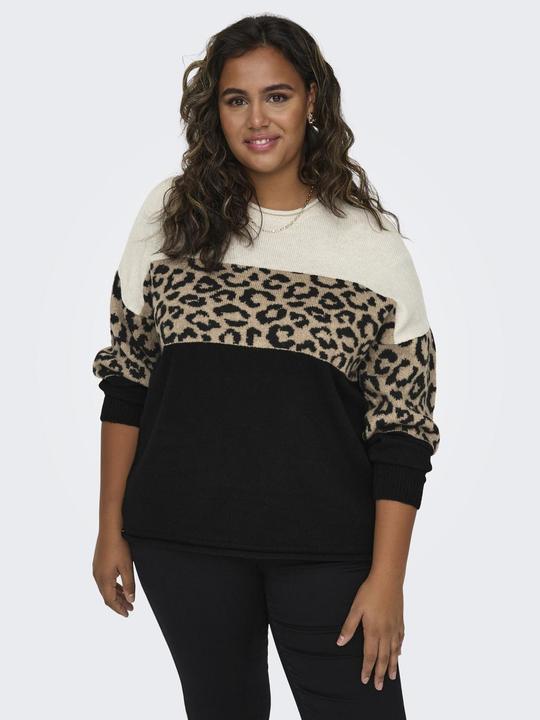 Actual product image Only Curvy Round Neck Knit Sweater (XL)