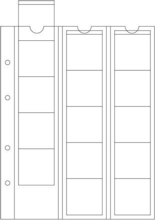 Produktbild Zeigtaschen Münzhülle (5 x)