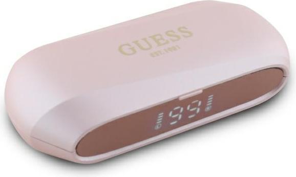 Guess Kabellose Kopfhörer Elongated Metallic ENC TWS Bluetooth Headset - Rosa (ANC, 26 h, Kabellos)