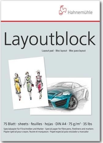 Image du produit Hahnemühle Bloc à dessin Bloc de mise en page (A3)