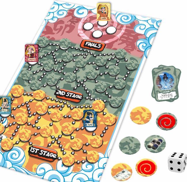 Image du produit ASS Altenburg Naruto - Chunin Exam Sprint, pour 2 à 4 joueurs, dès 8 ans (édition allemande) (Allemand)