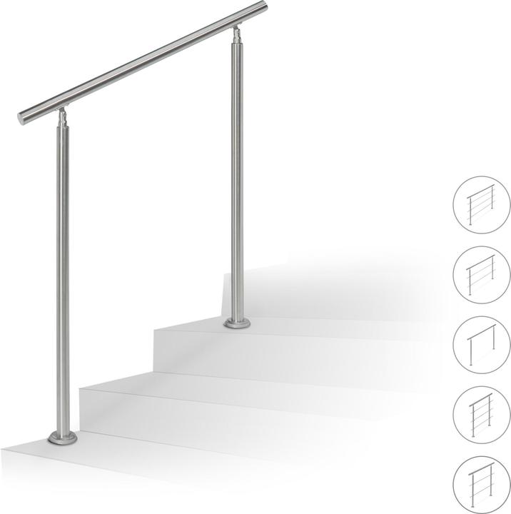 Immagine prodotto Relaxdays Ringhiera delle scale (Acciaio inossidabile)