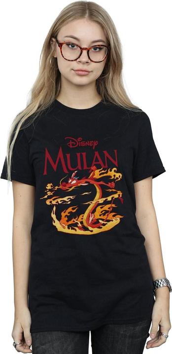 Immagine prodotto Disney Mulan Mushu Dragon Fire Maglietta Ampia Donna (L)