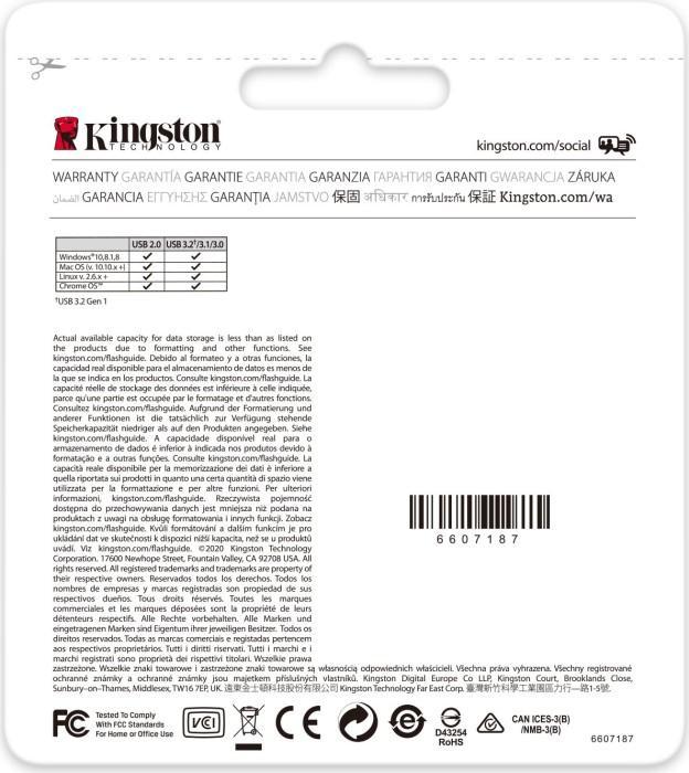 Actual product image Kingston DataTraveler Kyson (256 GB, USB-A, USB 3.2)