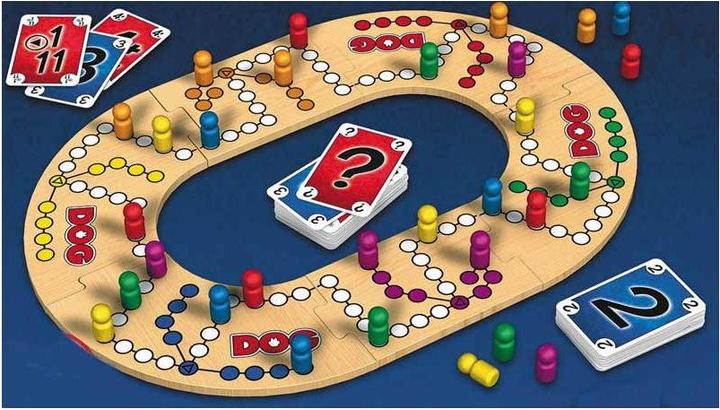 Actual product image Schmidt Spiele Dog Compact The dogs bite the last (German)