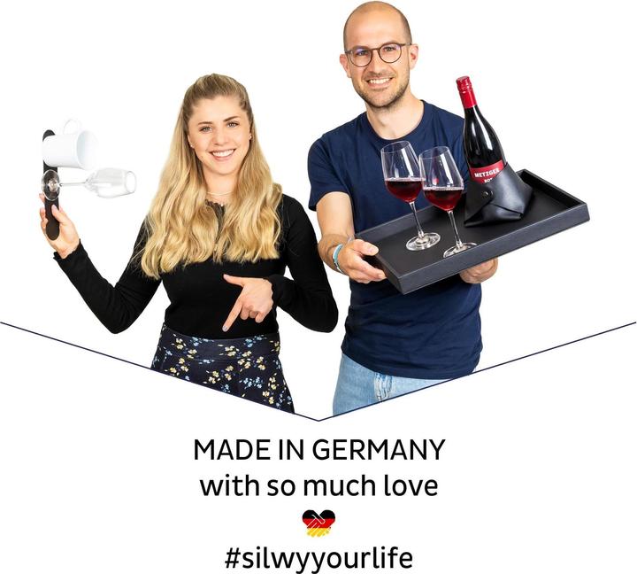 Actual product image Silwy Magnet Plastic Glass Wine Cheers (30 cl, 1 Glasses, Red wine glasses)
