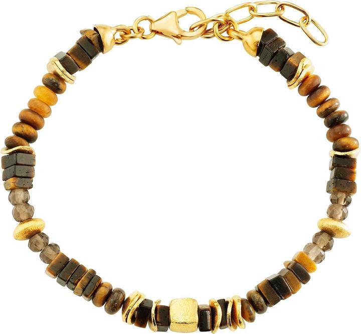 Brown/beige, Gold