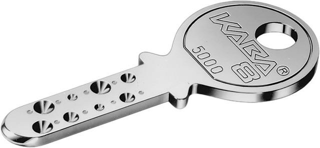 Actual product image Kaba Key (Cylinder key)