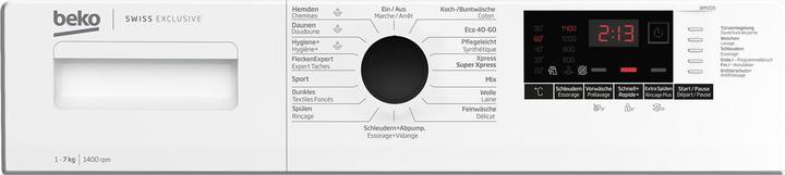 Actual product image Beko Washing machine WM207, 7kg (7 kg, Left)
