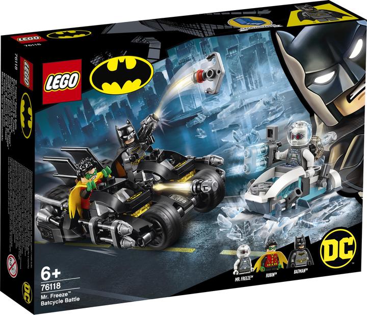 Produktbild LEGO Batcycle Duell mit Mr. Freeze (76118, LEGO DC)