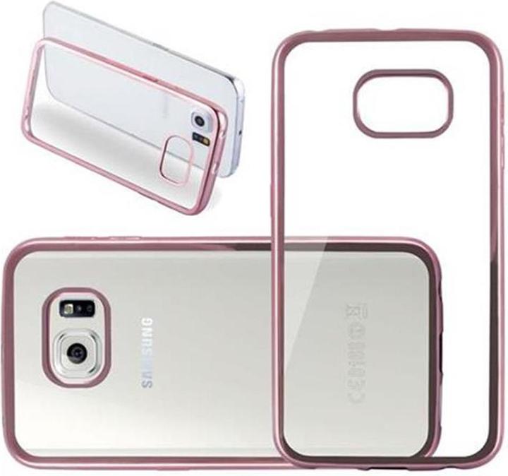 Immagine prodotto Cadorabo Cover TPU Ultra Slim Chrome per Samsung Galaxy S6 EDGE (Samsung Galaxy S6 Edge)