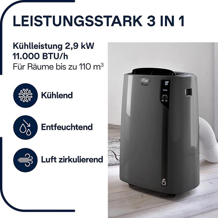Immagine prodotto De'Longhi Pinguino PAC EL112 CST (110 m², 11000 BTU/h)